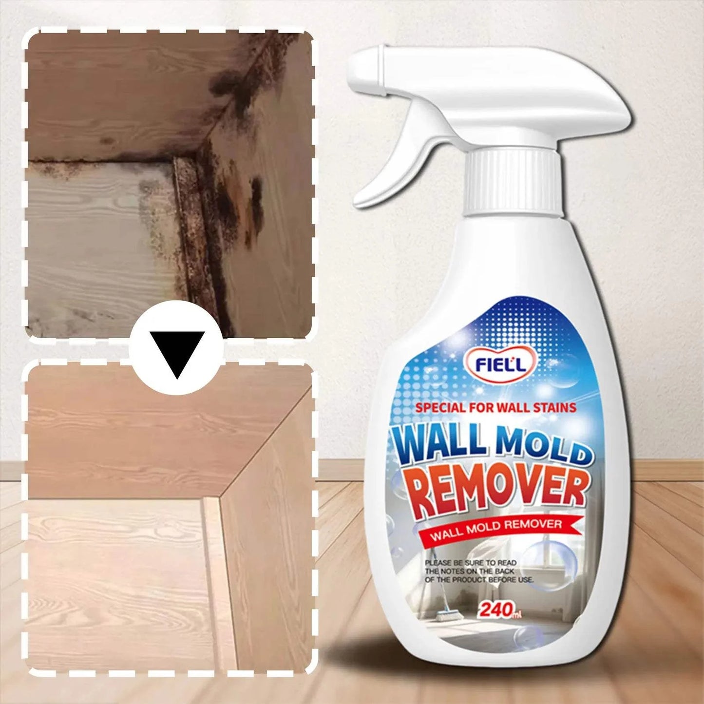 240ML Wall Mold Remover Spray โ Powerful Mildew & Anti-Mold Cleaner