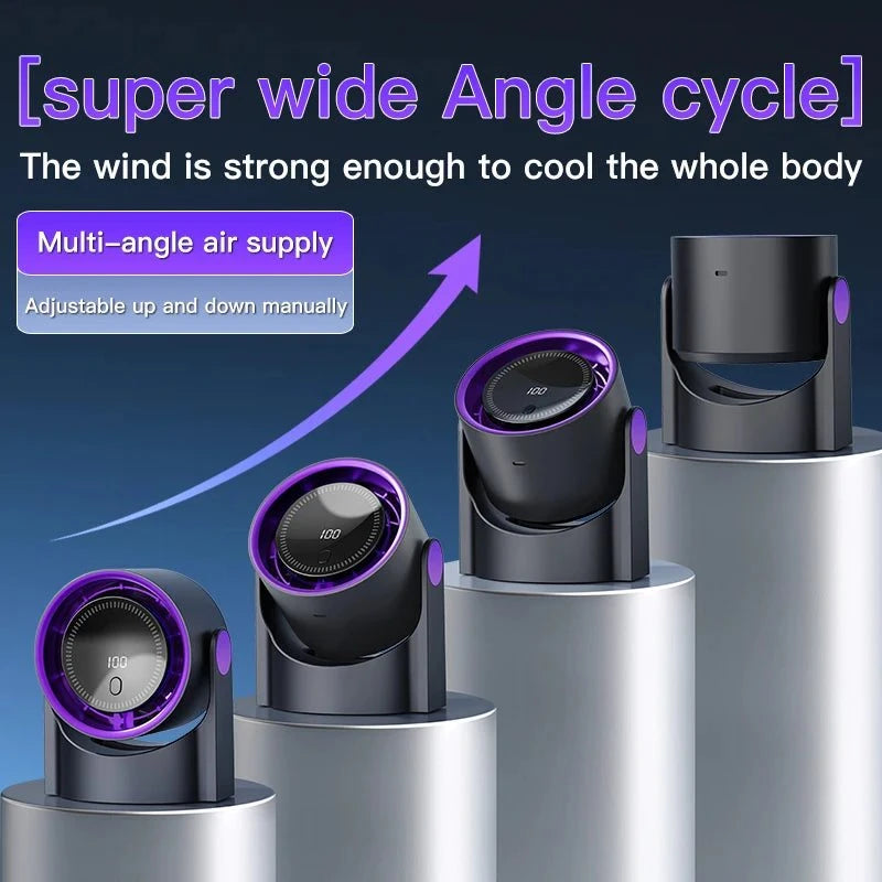 Mini Desktop Circulating Fan ā 4 Speed USB Rechargeable Cooling Fan