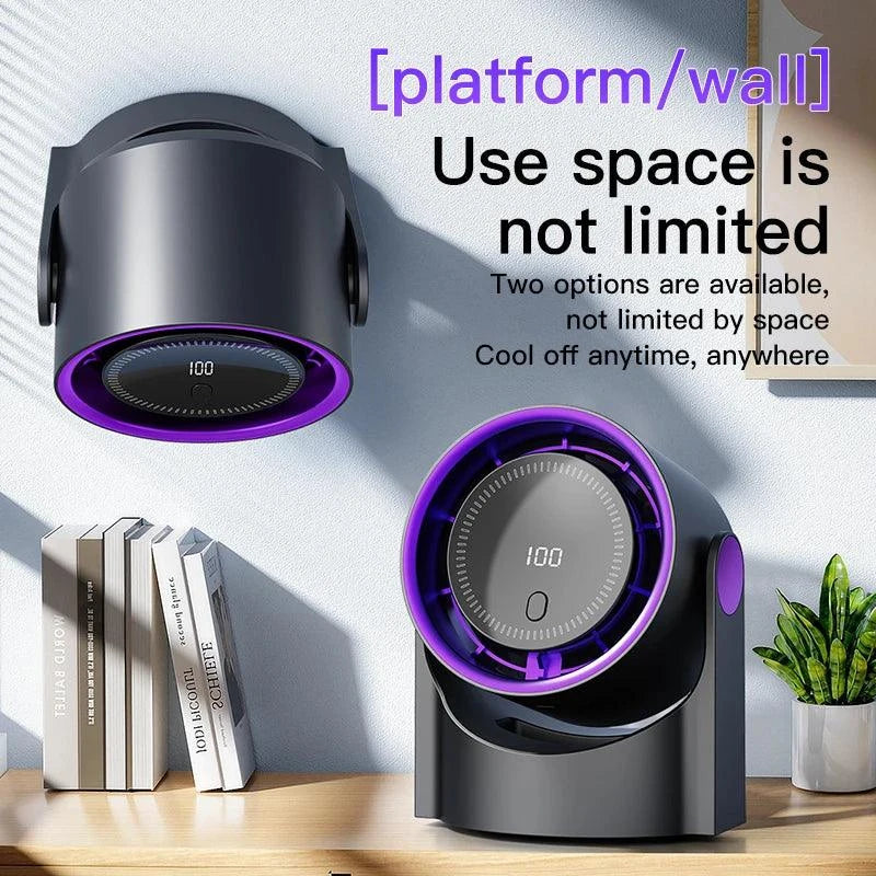 Mini Desktop Circulating Fan ā 4 Speed USB Rechargeable Cooling Fan
